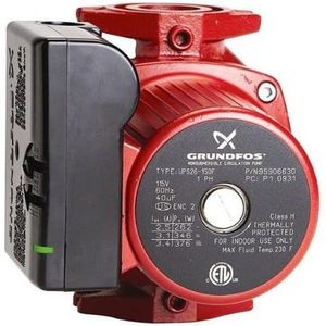 ปั๊มน้ำหมุนเวียน Grundfos Ups26 150p 1 แรงม้า 115v เหล็กหล่อ สำหรับใช้ภายในอาคารเท่านั้น - Product Image 1