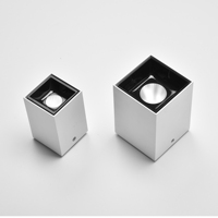 Design de qualité moulage sous pression en aluminium carré 10W 15W monté en surface projecteurs à led légers