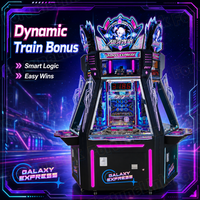 Pousse-pièces personnalisé OEM ODM pour zones de jeux de centre commercial, conçu comme un pousse-pièces d'arcade avec un cabinet facile à nettoyer et une machine de distribution de pièces