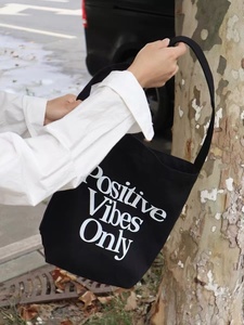 Xuerry High Quality Eco-friendly Reusable Black Plain Tote <b>Bag</b> Canvas Cotton Custom logo Print Shopping Tote <b>Bag</b> - Product Image 3