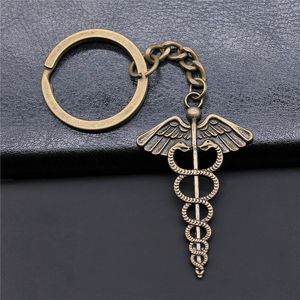 Vente chaude en alliage de Zinc porte-clés symbole de sauvetage porte-clés médecin <span class=keywords><strong>infirmière</strong></span> 3d porte-clés <span class=keywords><strong>caducée</strong></span> serpent porte-clés en métal - Product Image 6