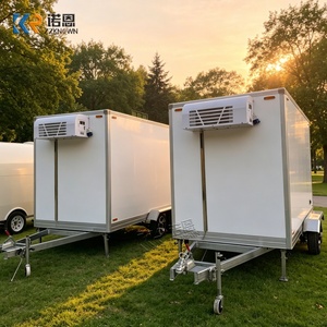 <span class=keywords><strong>Remorque</strong></span> frigorifique mobile blanche de 4 m, unité de congélation pour traiteur extérieur, mariages, festivals et événements - Product Image 6