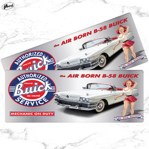 ガレージメタルサインレトロティンサインカスタムデザイン40X15CMバーパブガソリンスタンドの壁の装飾男の洞窟ガレージヴィンテージメタルポスター - Product Image 2