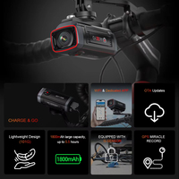 AKEEYO 1800mah HD 1080p Wifi GPS Rückfahr kamera für Fahrrad Mountainbike mit App