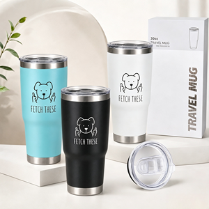 Custom Modern Funny Humor Graphic Text Stainless Steel Tumbler Spill Proof Sliding <b>Lid</b> <b>Reusable</b> Vacuum Travel Mug Back School - Product Image 4