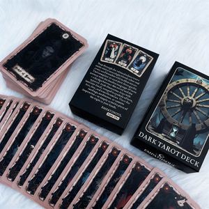 Carte dei Tarocchi Personalizzate Scuro Tono Scuro, Mazzo Unico per Collezionisti, Stampa Oro di Alta Qualità su Carta Offset, Set di Carte dei Tarocchi con Scatola - Product Image 4