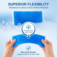 Packs de glace souples et flexibles réutilisables, packs de gel chaud et froid pour les blessures, les maux de tête, les douleurs articulaires, pack de glace pour le confort