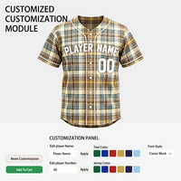 Camisetas de Béisbol Personalizadas con Apliques de Tela de Malla Birdseye, Protección Solar, Nombre y Número, para Adultos, Liga Recreativa