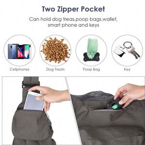 BSCI Factory Custom Peppy Buddies Dog Bag <b>Pet</b> <b>Sling</b> Carrier Travel Safe Puppy <b>Sling</b> Bag with Mobile Phone Pocket - Product Image 2