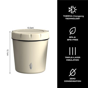 Más Vendido Enfriador de Helado de Acero Inoxidable 473 ml Aislamiento Antifrío No Congela <span class=keywords><strong>las</strong></span> Manos - Product Image 4