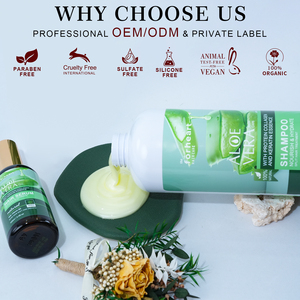 Champú de Proteína de Arroz Hidrolizada y <span class=keywords><strong>Aloe</strong></span> <span class=keywords><strong>Vera</strong></span> de Marca Propia <span class=keywords><strong>para</strong></span> un <span class=keywords><strong>Cabello</strong></span> Más Saludable y Fortalecido - Product Image 2