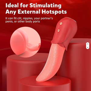 Six Doll OEM ODM Venta al por Mayor Vibrador de Lengua con 10 Frecuencias para Estimulación del Punto G, Juguete Sexual para Mujeres y Lesbianas - Product Image 5