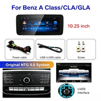 Radio para Auto Android 14 de 10.25 Pulgadas para Mercedes Benz a W176/GLA X156 NTG5.0, 8+128GB, CarPlay, Android Auto, Reproductor de DVD