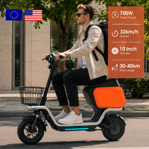 Nuevo Diseño 2026, Scooter Eléctrico de 10 Pulgadas, Doble Modo, Asiento, Portaequipajes, Suspensión Completa, X9, Movilidad para Adultos, 350W, Sin Escobillas - Product Image 1
