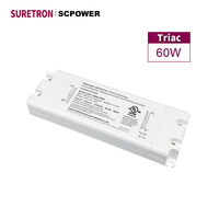 Fuente de Alimentación de Voltaje Constante de 30W 60W 12V 24V 36V 48V, Controlador LED de Potencia Constante con Atenuación para Campana de Cocina