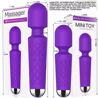 Hot Sell Frau Sexspielzeug 8-Gang 20-Frequenz Mini Silent Stick Massage gerät Zauberstab Vibrator Fernbedienung Vibrator für Frauen