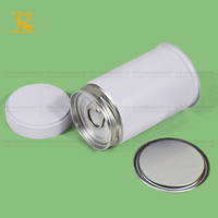 Personalisierte Logo Weiße Matcha-Tee Luftdichte Blechdose Umweltfreundliche Kleine Metallpulverdosen mit Schraubverschluss OEM/ODM 20g 30g 50g für Lebensmittel