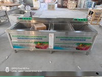 Automatische roestvrijstalen groente- en fruitwasmachine Sterilisatie Desinfectie Multifunctioneel voor noten Tomaat Aardappel