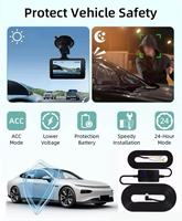 OEM Einstellbares Schutzspannungs-Hardwire-Kabel 5V 3A USB-C mit Sicherung für Fahrzeug-Dashcam GPS Step-Down-Kabel