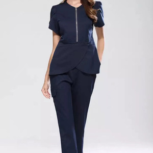 Uniforme d'infirmière avec fermeture à glissière, uniforme pour femmes et infirmières, uniforme d'hôpital, blouses médicaux - Product Image 2