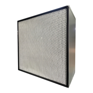 Trung Quốc Nhà Máy Giá phòng sạch laminar Flow Hood sợi thủy tinh phương tiện truyền thông 24x24 20x20 99.999% 0.3um độ <span class=keywords><strong>x</strong></span>ốp H13 H14 HEPA bộ lọc - Product Image 5