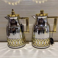 Ensemble de chauffe-plats professionnels B2B pour la restauration, 3 pièces (3L, 3.6L, 4.6L) et ensemble de bouteilles isothermes (1L+1L) en acier inoxydable isolé