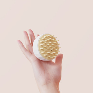 Silicone <b>Pet</b> Shampoo <b>Brush</b> Soft Teeth Comb Scalp Antipruritic Hair Scratch Wall Hanging Bath <b>Brush</b> Plastic Handle 4G - Product Image 4