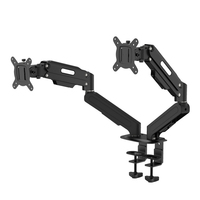 Support d'installation pour bras robotique en alliage avec double écran, bras robotique sans perçage, table de serrage 2-en-1
