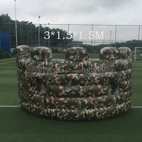 Bunkers de paintball camouflage gonflables pour jeux de tir CS et activités de team building