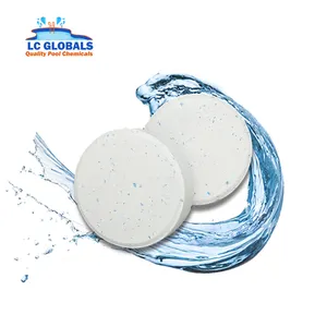 Water Treatment Chemical 200g per tablet 3 inch chlorine Tablets 50lb tcca for Swimming Pool hot SPA