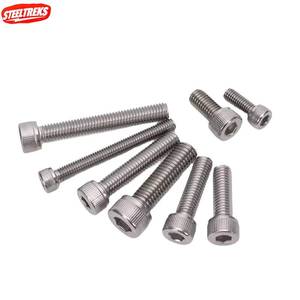 Tornillos Allen de Acero Inoxidable A2 A4 304 316 Din 912, Tornillos de Cabeza Hexagonal M2 M2.5 M3 M4 M5 M6 <span class=keywords><strong>M7</strong></span> M8 M10, Tornillos de Cabeza Hexagonal Interna - Product Image 1