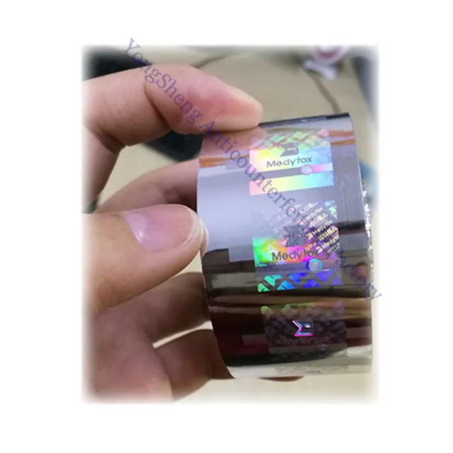Holograma a laser hot stamping foil rolo laminado holograma adesivo foil