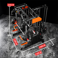 WENDY 2026 OEM Multifunktionales Smith-Maschinen-Fitness-Set mit Gewichtsauswahl, Sportausrüstung, Kabelzugmaschine