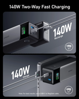 Batterie externe Anker 737 PowerCore A1289 24000mAh portable 140W PD 3.1 à charge rapide USB C avec écran numérique pour ordinateur portable