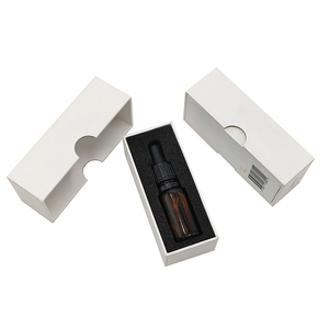 Caja de aceite para el cuidado de la piel personalizada con bandeja de espuma negra Caja de regalo para paquete de papel de regalo de aceite de esencia de fragancia - Product Image 5