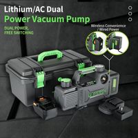 Pompe à vide sans fil à batterie au lithium A2L personnalisée en usine |   Alimentation électrique double antidéflagrante pour systèmes de réfrigération HVAC/R