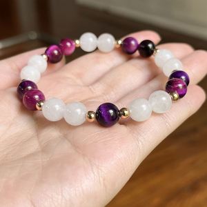 Pulsera de Piedra Natural con Cuentas de Vidrio Coloridas, Estimulante de la Creatividad, Diseño Profesional sin Costuras, Términos de Pago Flexibles - Product Image 5