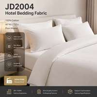 Rouleau de tissu blanc 100 % coton tissé respirant pour draps d'hôtel, idéal pour les fabricants de literie en gros
