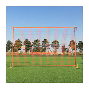 Outdoor Temporary Metal <b>Fence</b> <b>Panels</b> 6x9.5 Construction Gate Factory Direct from Canada for Construction Sites - Product Image 6