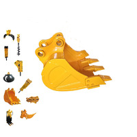 Seau de roche d'excavatrice de pièces de machines de construction adapté aux besoins du client par professionnel pour la construction