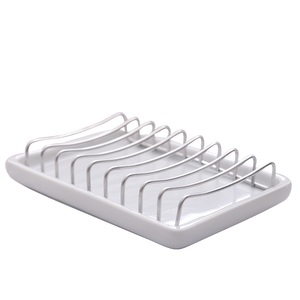 <span class=keywords><strong>Porte</strong></span>-<span class=keywords><strong>savon</strong></span> en acier inoxydable 304 avec plateau en céramique <span class=keywords><strong>Porte</strong></span>-<span class=keywords><strong>savon</strong></span> en métal Boîte à <span class=keywords><strong>savon</strong></span> de salle de bain <span class=keywords><strong>pour</strong></span> <span class=keywords><strong>douche</strong></span> - Product Image 3