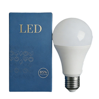 Ampoule LED A19 18W en plastique, lumineuse, E27, pour usage domestique, commercial et en entrepôt