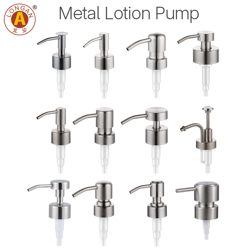 Différents styles de têtes de pompe de 24 mm/28 mm