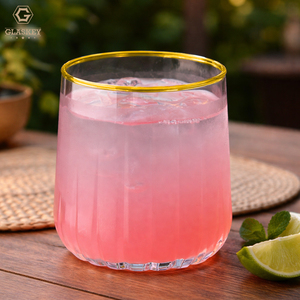 Juego de Vasos de Vidrio de Alta Gama para Agua <span class=keywords><strong>y</strong></span> Bebidas, Vaso Grabado de 330 ml <span class=keywords><strong>y</strong></span> 350 ml, Vasos Highball para Hotel <span class=keywords><strong>y</strong></span> <span class=keywords><strong>Bar</strong></span> - Product Image 6