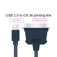 Cable de Impresora USB 2.0 a CN36 Centronics de Alta Calidad con PVC Ecológico de 1.2m de Longitud para Teléfono Móvil