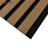 Akupanel de conception moderne personnalisée acoustique pour panneaux muraux à lattes de bois Panneaux insonorisants d'origine d'usine