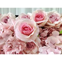 Offre Spéciale soie artificielle mur de fleurs de mariage décoration de toile de fond