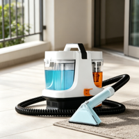 Nettoyeur de tapis compact à aspiration humide, extracteur de taches, 500W, forte aspiration, nettoyeur de tissus en profondeur, machine de nettoyage portable