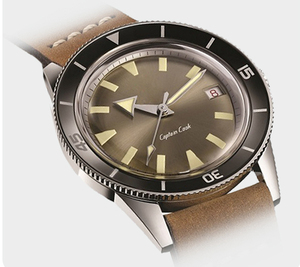 Degli uomini Della Vigilanza Water Resistant Orologio Da Polso Cinturino In Pelle, di Lusso In Acciaio Inox Orologio Automatico - Product Image 2
