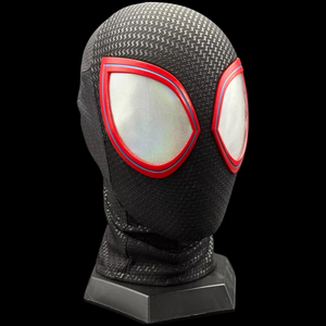 Máscara Personalizada <span class=keywords><strong>de</strong></span> Spider-Man: Across the Spider-Verse <span class=keywords><strong>de</strong></span> Calidad Cinematográfica, Basada en <span class=keywords><strong>la</strong></span> Circunferencia <span class=keywords><strong>de</strong></span> <span class=keywords><strong>la</strong></span> Cabeza <span class=keywords><strong>de</strong></span> Miles Morales - Product Image 1